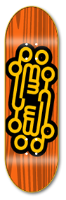 Logo Orange - yellowood fingerboard fingerskate
