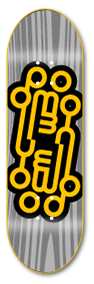 Logo Grey - yellowood fingerboard fingerskate