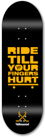 Ride - yellowood fingerboard fingerskate